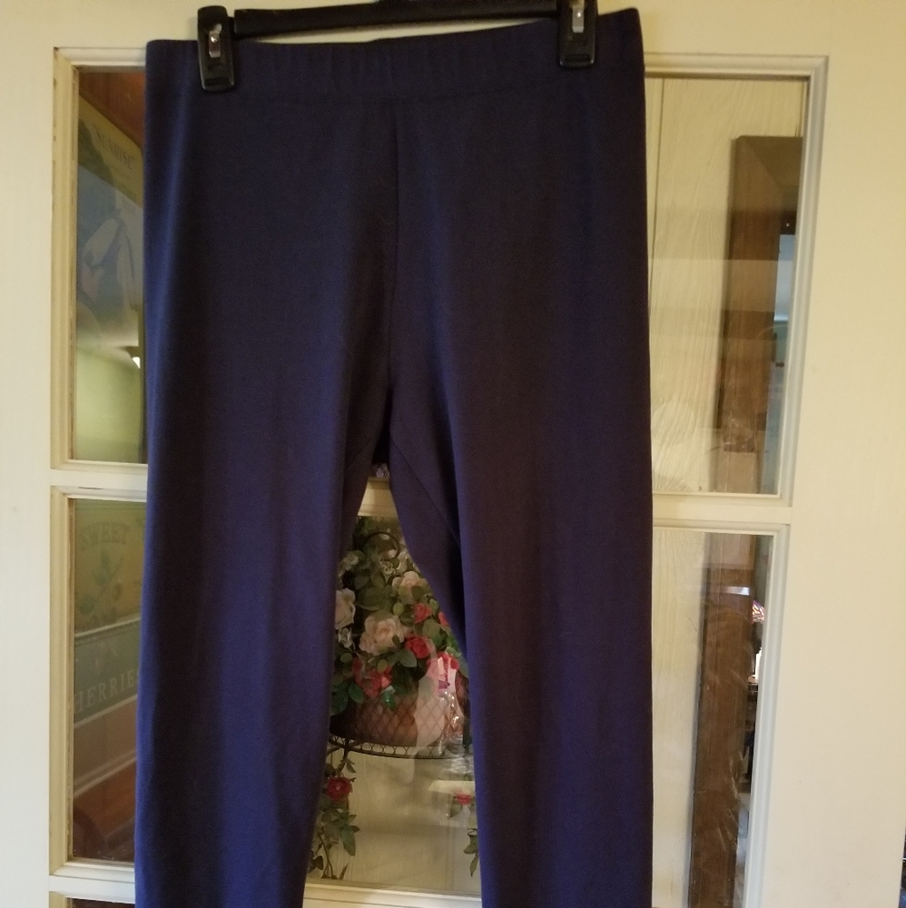 Navy Soft Surroundings leggings size M